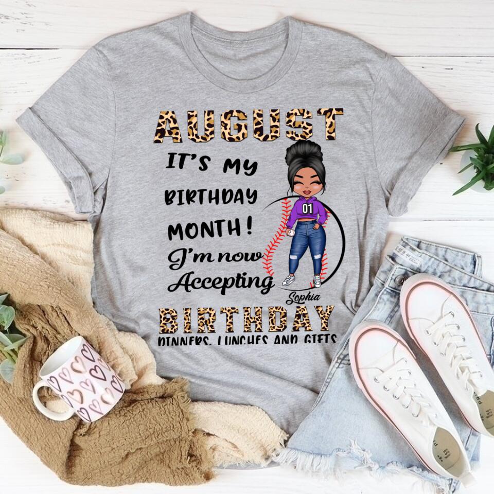 August Birthday Shirt, Custom Birthday Shirt, Queens are Born In August, August Birthday Shirts For Woman, August Birthday Gifts