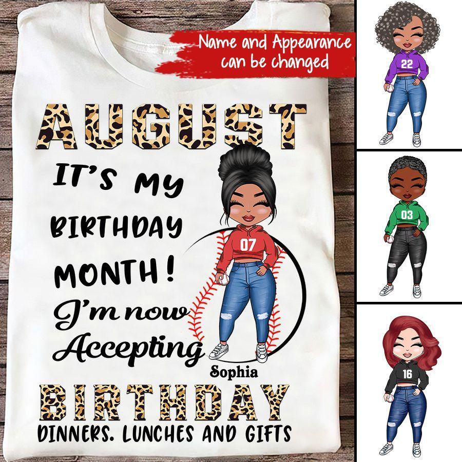August Birthday Shirt, Custom Birthday Shirt, Queens are Born In August, August Birthday Shirts For Woman, August Birthday Gifts