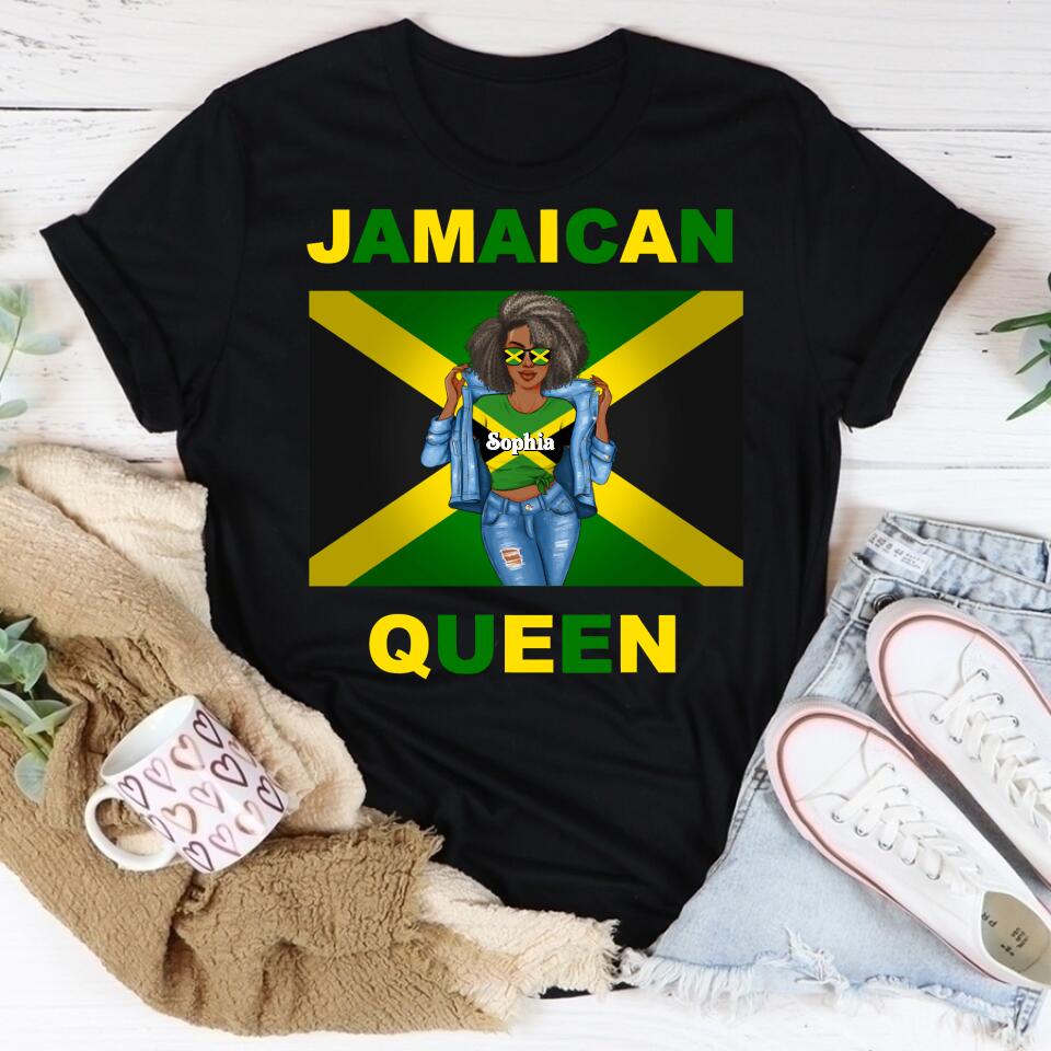 Jamaican Queen T-Shirt For Proud And Independent Girls