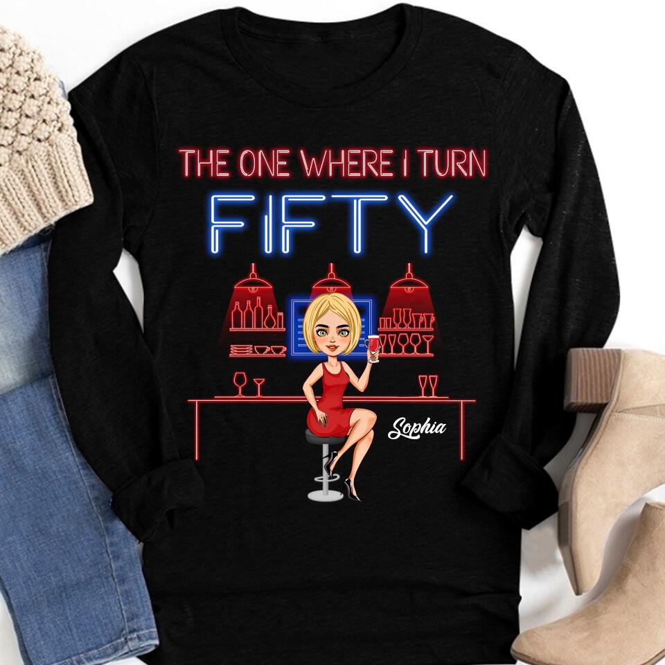 Fiffty Shirt I&#39;m 50 - Vintage 1972 Shirt, 50th Birthday Unique Gifts For Woman, 50th Birthday Ideas, Turning 50 Years Old Cotton Shirt