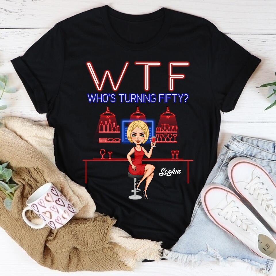 Fiffty Shirt I'm 50 - Vintage 1972 Shirt, 50th Birthday Unique Gifts For Woman, 50th Birthday Ideas, Turning 50 Years Old Cotton Shirt