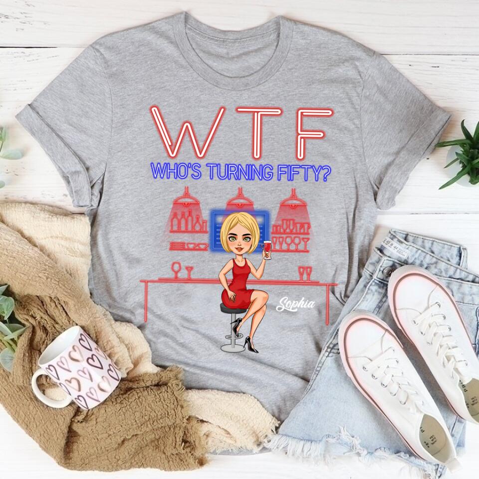 Fiffty Shirt I'm 50 - Vintage 1972 Shirt, 50th Birthday Unique Gifts For Woman, 50th Birthday Ideas, Turning 50 Years Old Cotton Shirt