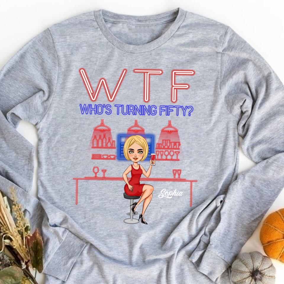 Fiffty Shirt I'm 50 - Vintage 1972 Shirt, 50th Birthday Unique Gifts For Woman, 50th Birthday Ideas, Turning 50 Years Old Cotton Shirt