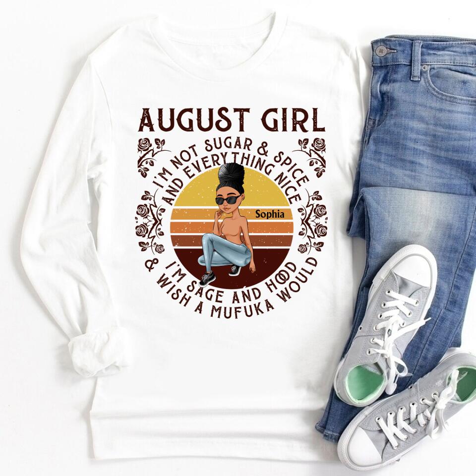 August Birthday Shirt, Custom Birthday Shirt, Queens Born In August, August Birthday Shirts For Woman, August Birthday Gifts
