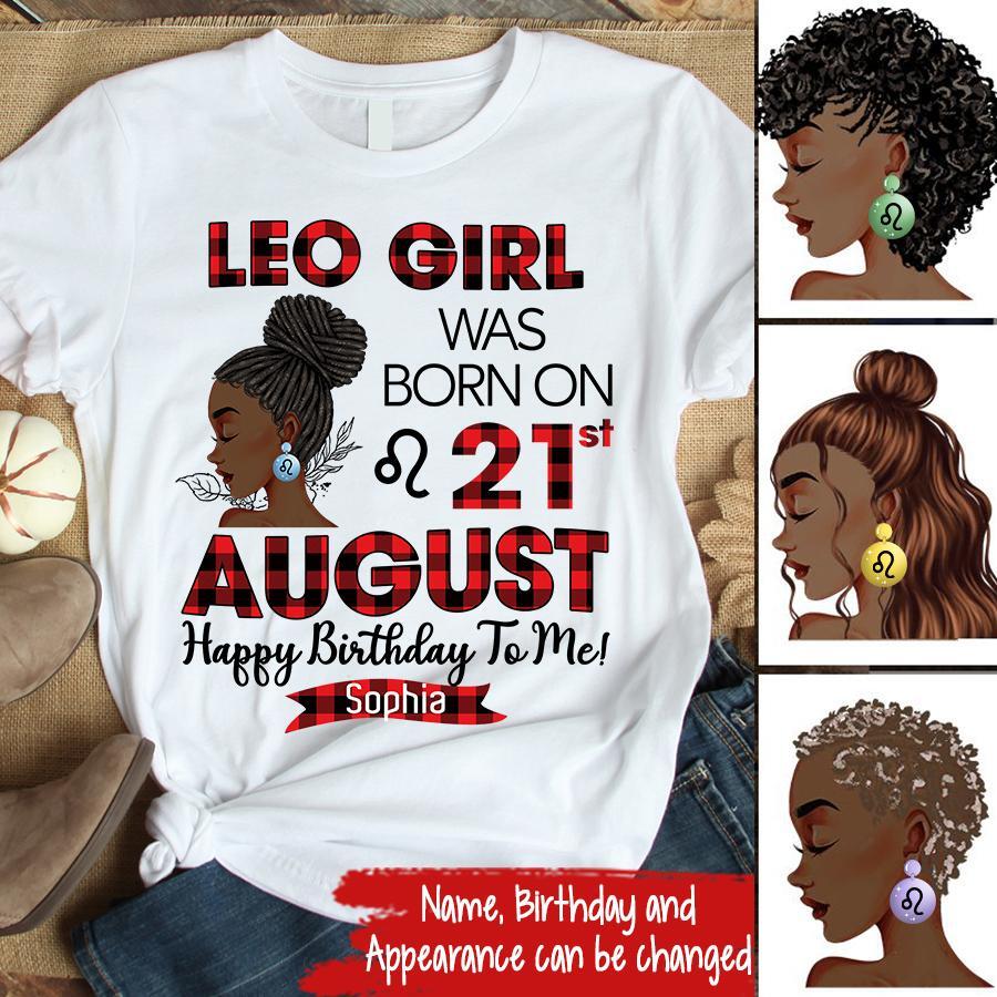 Custom Birthday Shirt, Leo Zodiac t shirt, Leo Birthday shirt, Leo t shirts for ladies, Leo queen t shirt, Leo Queen Birthday shirt