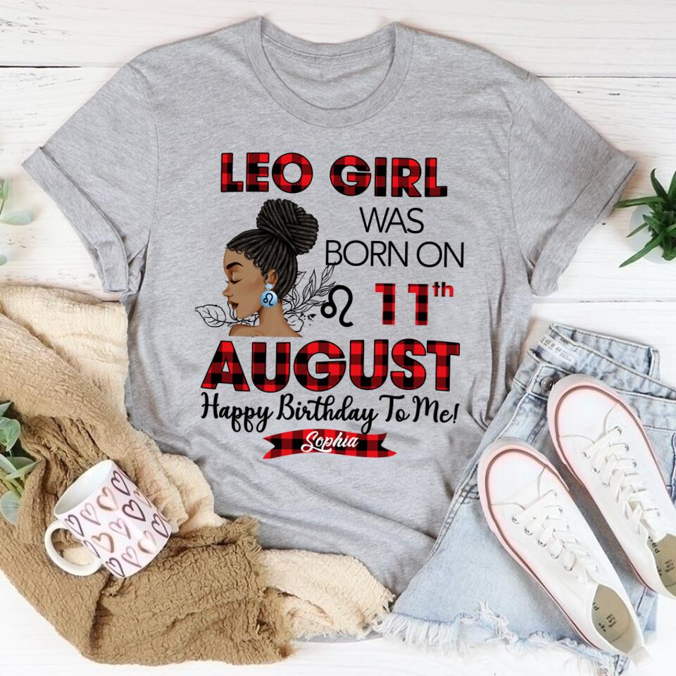 Custom Birthday Shirt, Leo Zodiac t shirt, Leo Birthday shirt, Leo t shirts for ladies, Leo queen t shirt, Leo Queen Birthday shirt