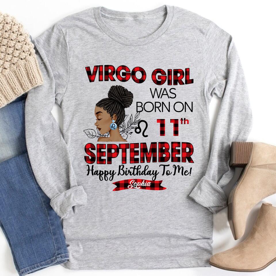 Custom Birthday Shirt, Virgo Zodiac t shirt, Virgo Birthday shirt, Virgo t shirts for ladies, Virgo queen t shirt, Virgo Queen Birthday shirt