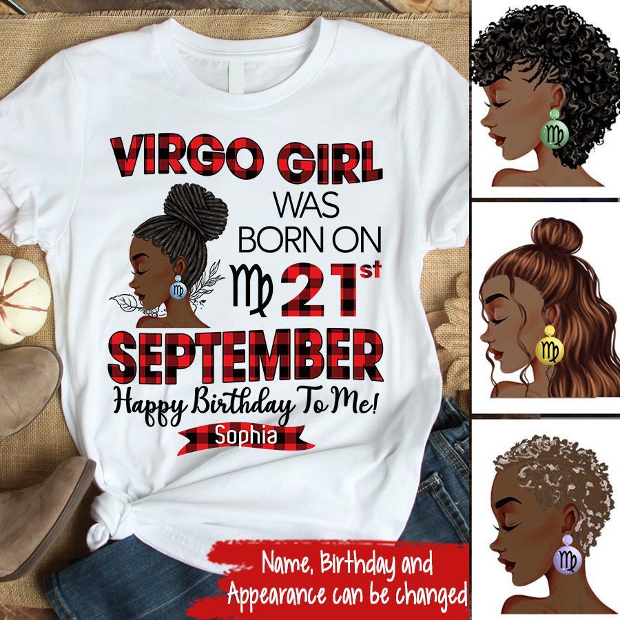 Custom Birthday Shirt, Virgo Zodiac t shirt, Virgo Birthday shirt, Virgo t shirts for ladies, Virgo queen t shirt, Virgo Queen Birthday shirt