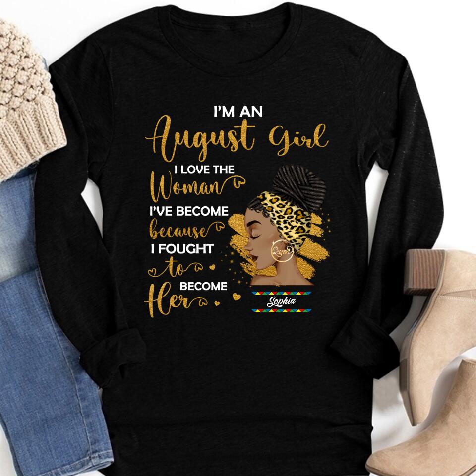 August Birthday Shirt, Custom Birthday Shirt, Queens are Born In August, August Birthday Shirts For Woman, August Birthday Gifts