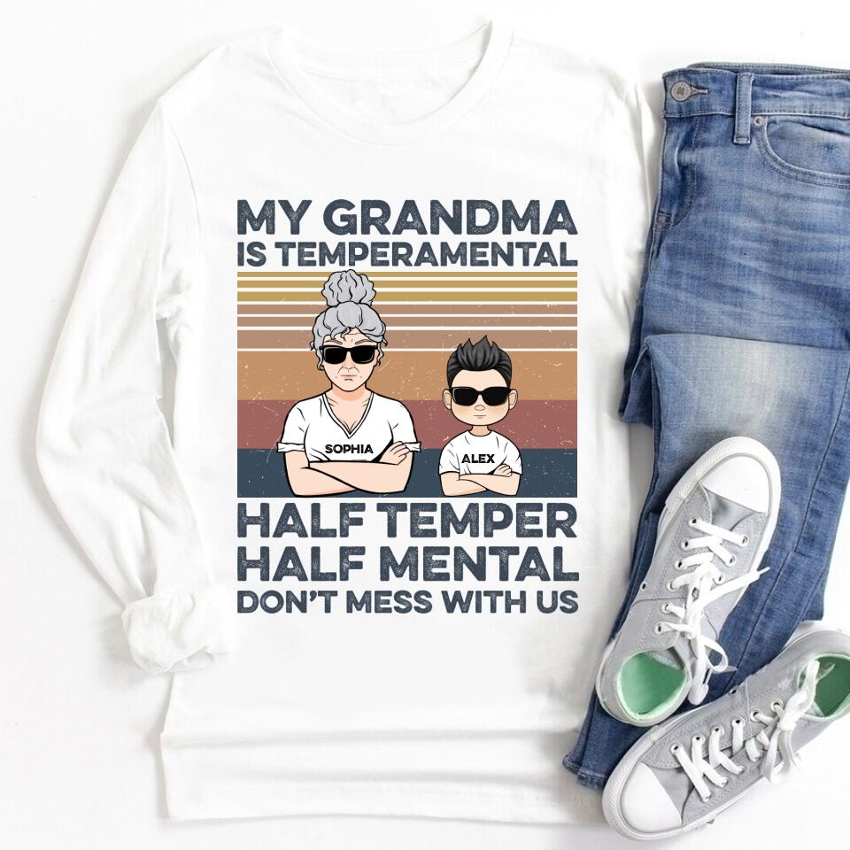 Grandma Shirt, Personalized Grandma Shirts, Nana Shirt, Grandma Shirts With Grandkids Names, Mimi Shirt, Gift for Grandma