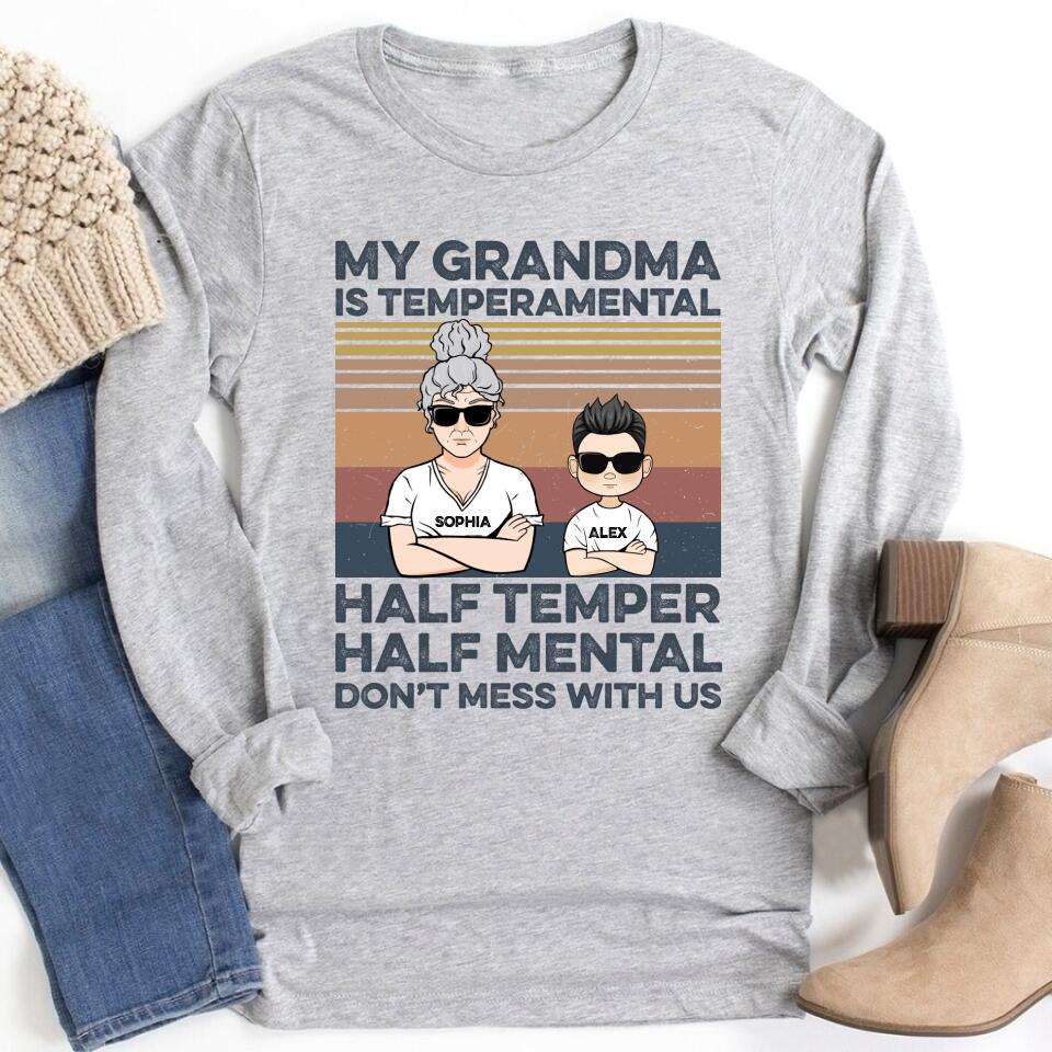 Grandma Shirt, Personalized Grandma Shirts, Nana Shirt, Grandma Shirts With Grandkids Names, Mimi Shirt, Gift for Grandma