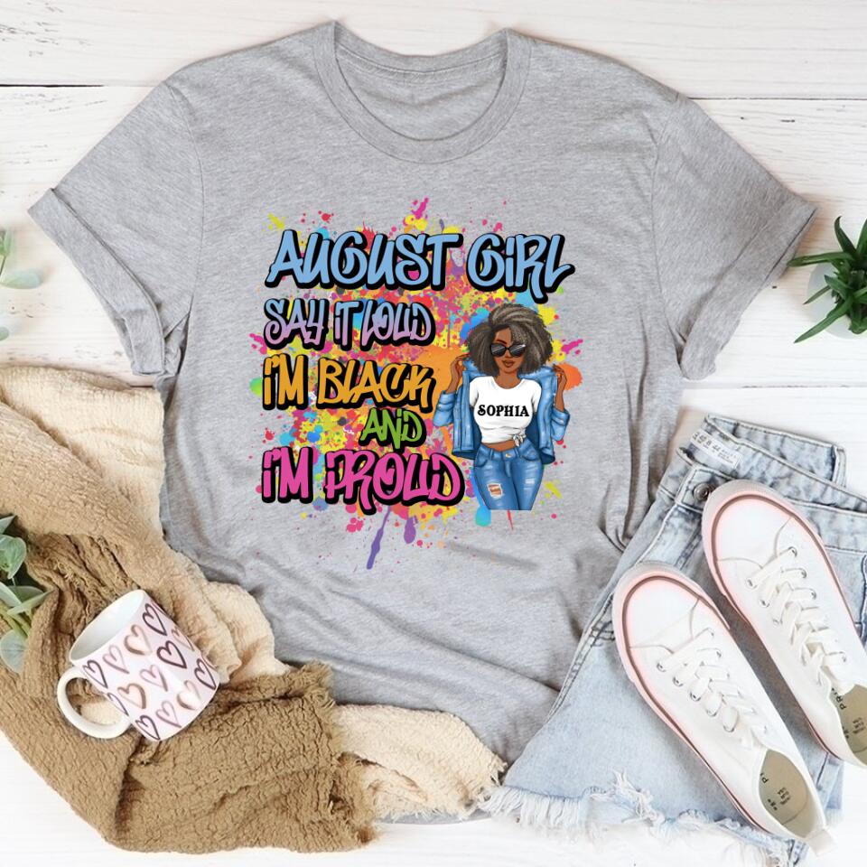 August Birthday Shirt, Custom Birthday Shirt, Queens are Born In August, August Birthday Shirts For Woman, August Birthday Gifts