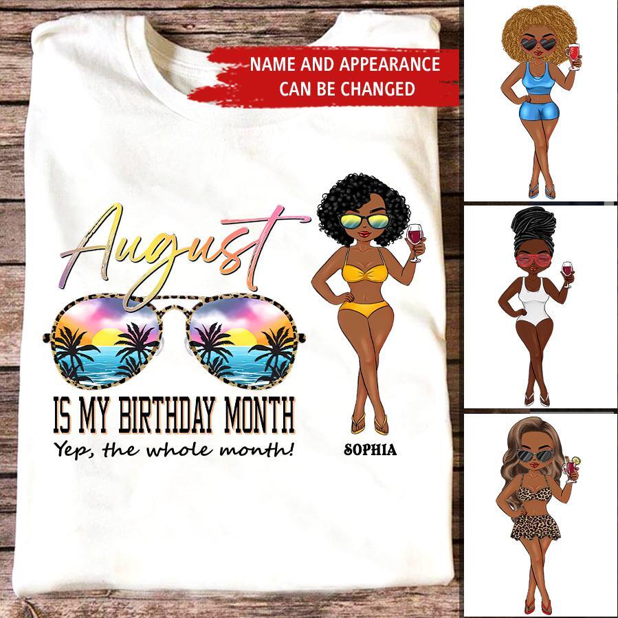 August Birthday Shirt, Custom Birthday Shirt, Queens are Born In August, August Birthday Shirts For Woman, August Birthday Gifts