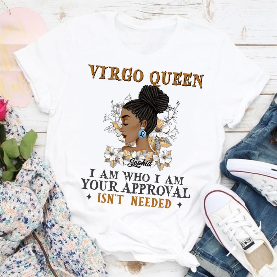 Custom Birthday Shirt, Virgo Zodiac t shirt, Virgo Birthday shirt, Virgo t shirts for ladies, Virgo queen t shirt, Virgo Queen Birthday shirt