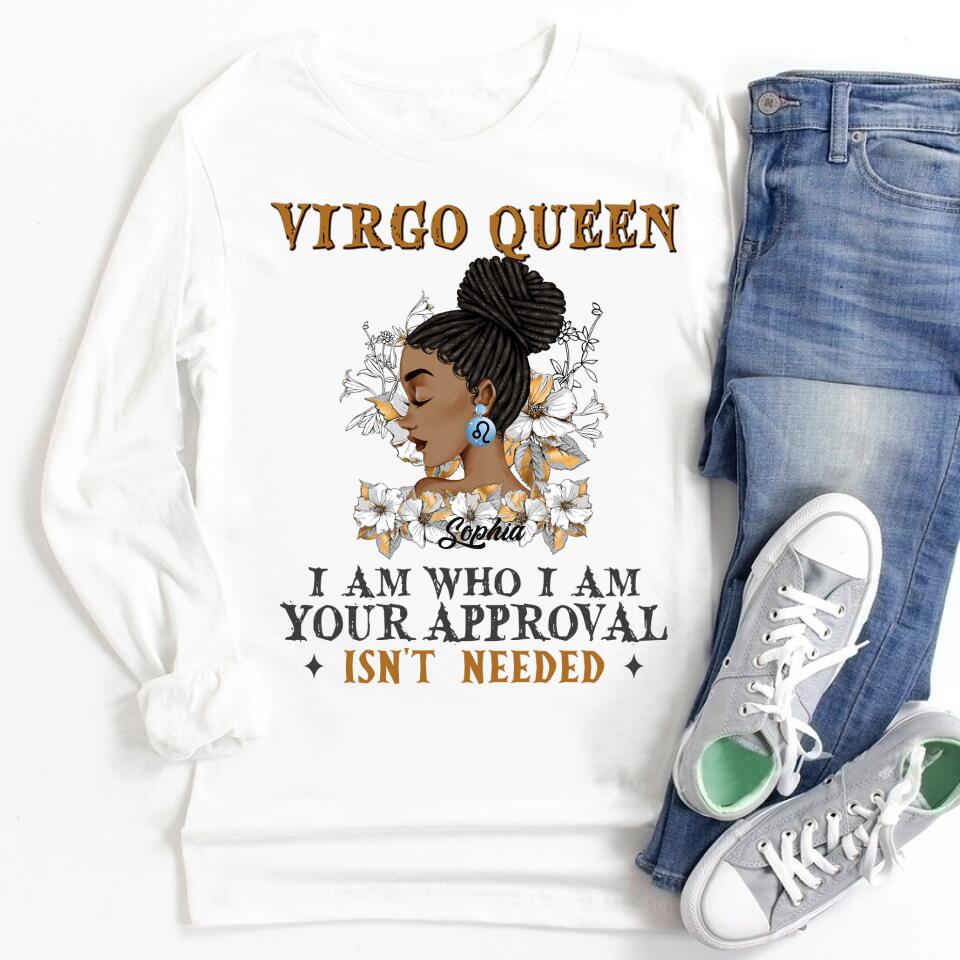 Custom Birthday Shirt, Virgo Zodiac t shirt, Virgo Birthday shirt, Virgo t shirts for ladies, Virgo queen t shirt, Virgo Queen Birthday shirt