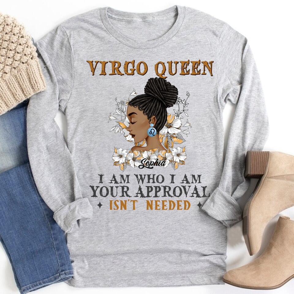 Custom Birthday Shirt, Virgo Zodiac t shirt, Virgo Birthday shirt, Virgo t shirts for ladies, Virgo queen t shirt, Virgo Queen Birthday shirt