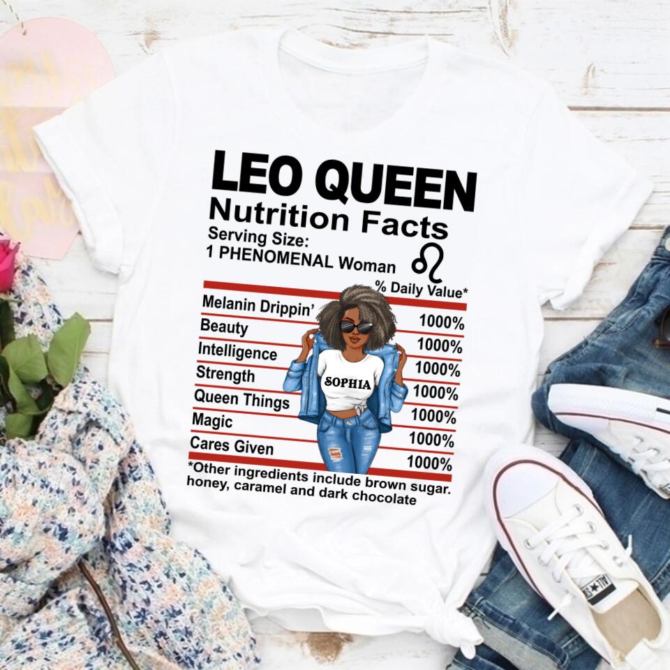 Custom Birthday Shirt, Leo Zodiac t shirt, Leo Birthday shirt, Leo t shirts for ladies, Leo queen t shirt, Leo Queen Birthday shirt