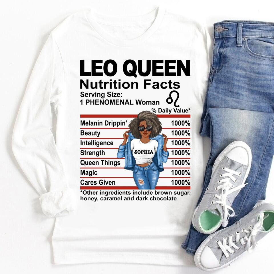 Custom Birthday Shirt, Leo Zodiac t shirt, Leo Birthday shirt, Leo t shirts for ladies, Leo queen t shirt, Leo Queen Birthday shirt