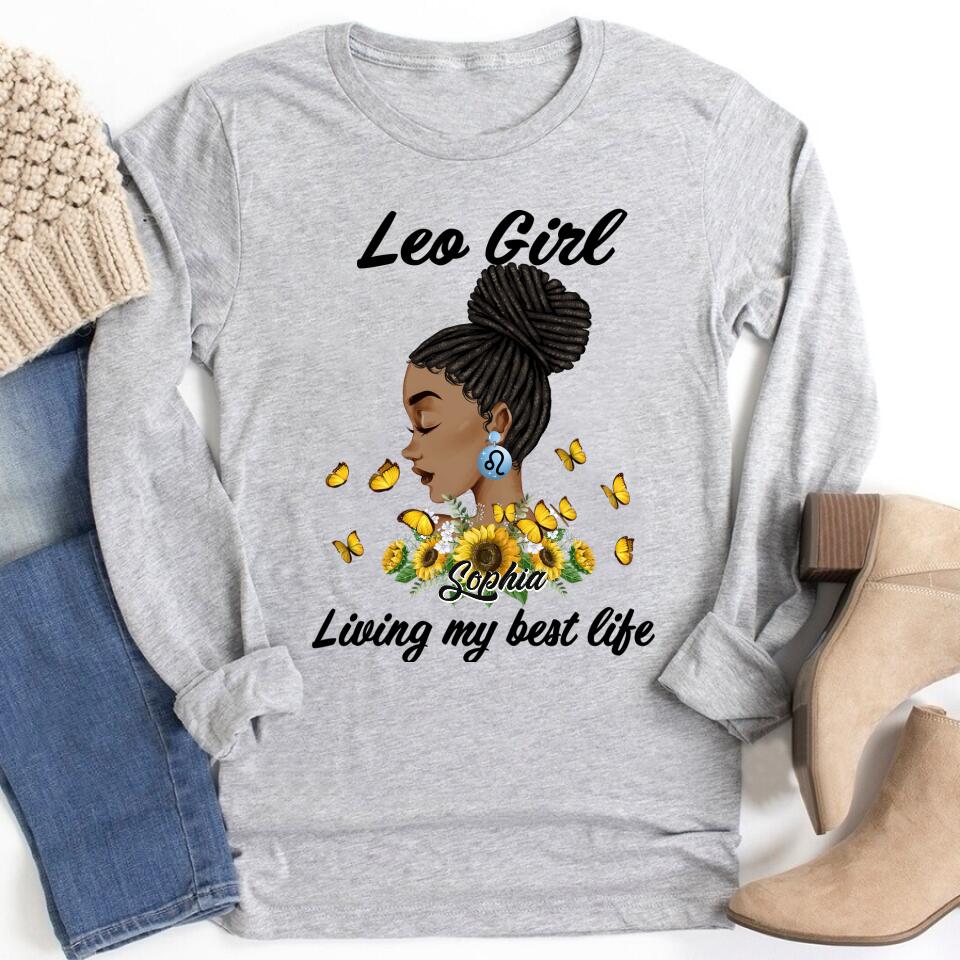 Custom Birthday Shirt, Leo Zodiac t shirt, Leo Birthday shirt, Leo t shirts for ladies, Leo queen t shirt, Leo Queen Birthday shirt