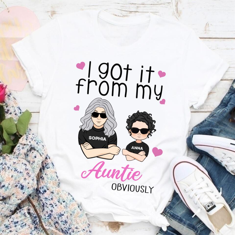 Personalized Gifts For Auntie, Auntie Shirt, Auntie Tees, Auntie Gift Ideas, Auntie Gifts From Nephew, Gift For Auntie