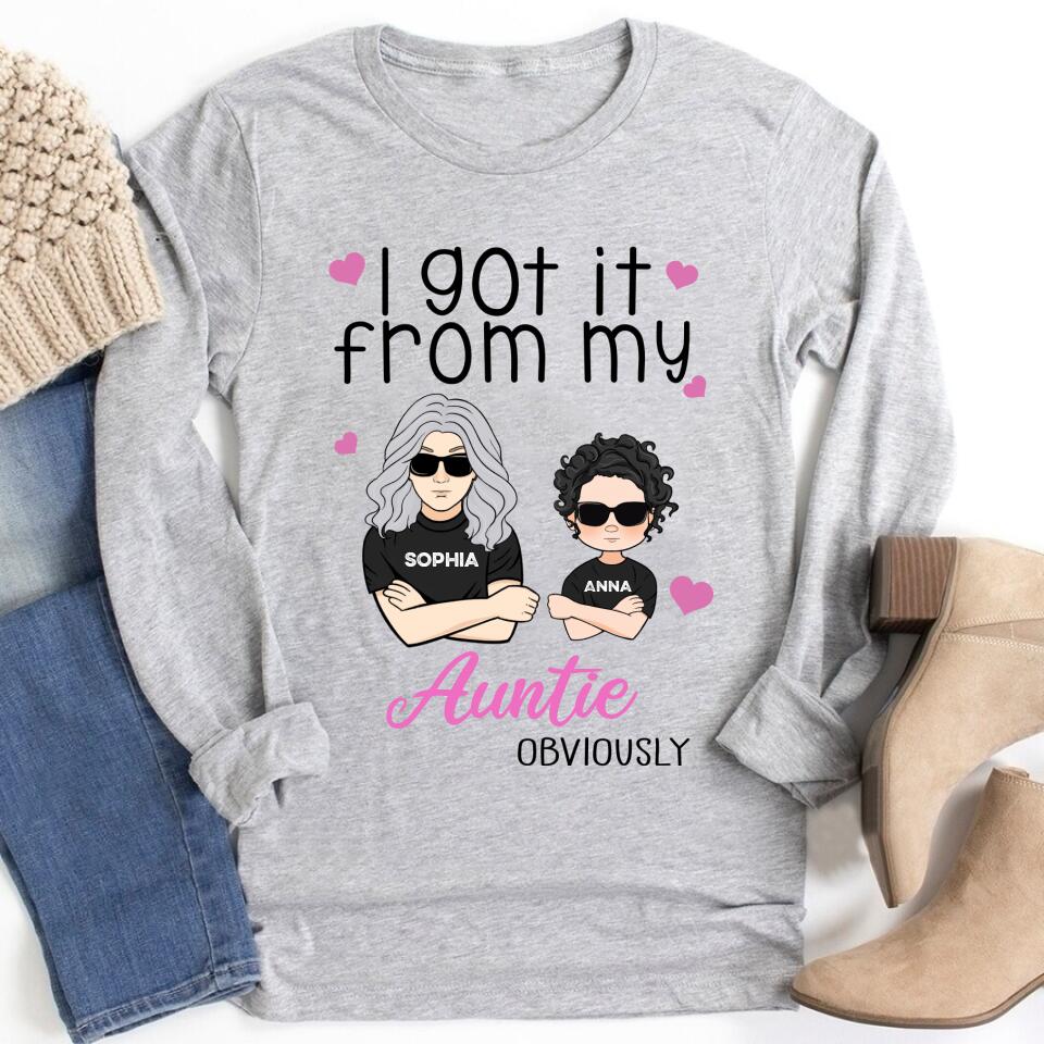 Personalized Gifts For Auntie, Auntie Shirt, Auntie Tees, Auntie Gift Ideas, Auntie Gifts From Nephew, Gift For Auntie