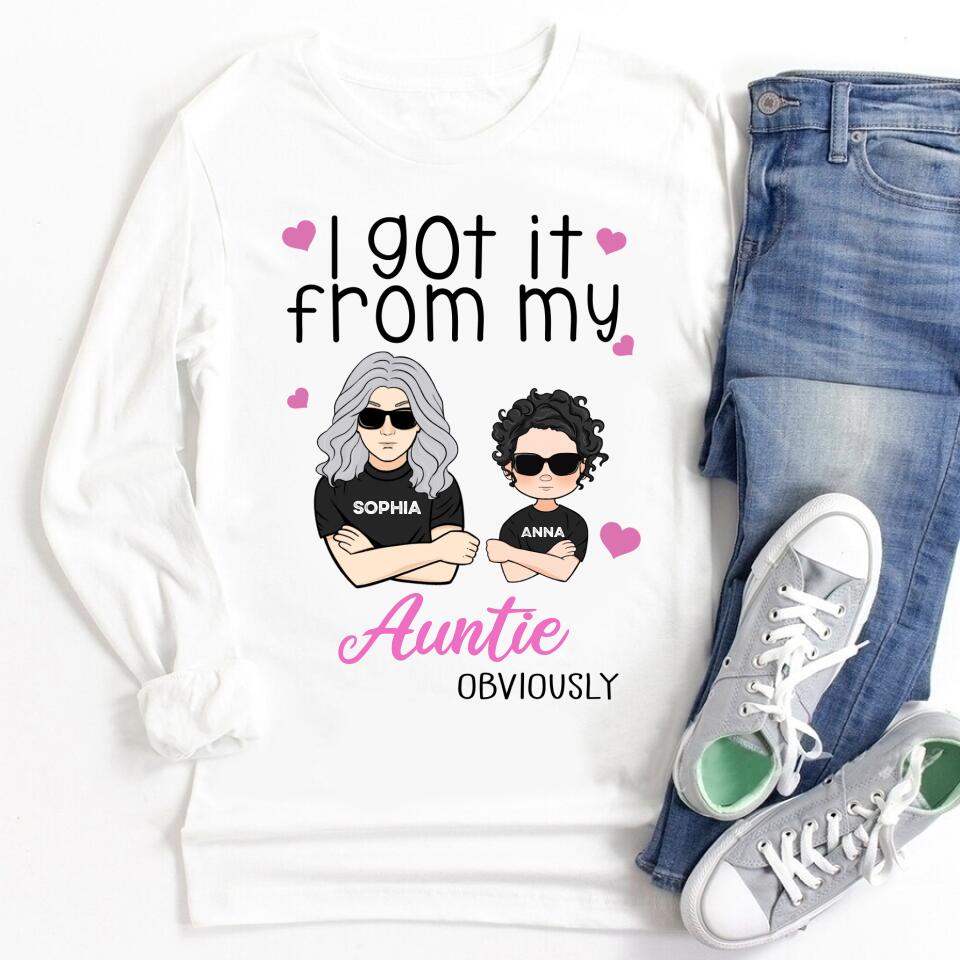 Personalized Gifts For Auntie, Auntie Shirt, Auntie Tees, Auntie Gift Ideas, Auntie Gifts From Nephew, Gift For Auntie