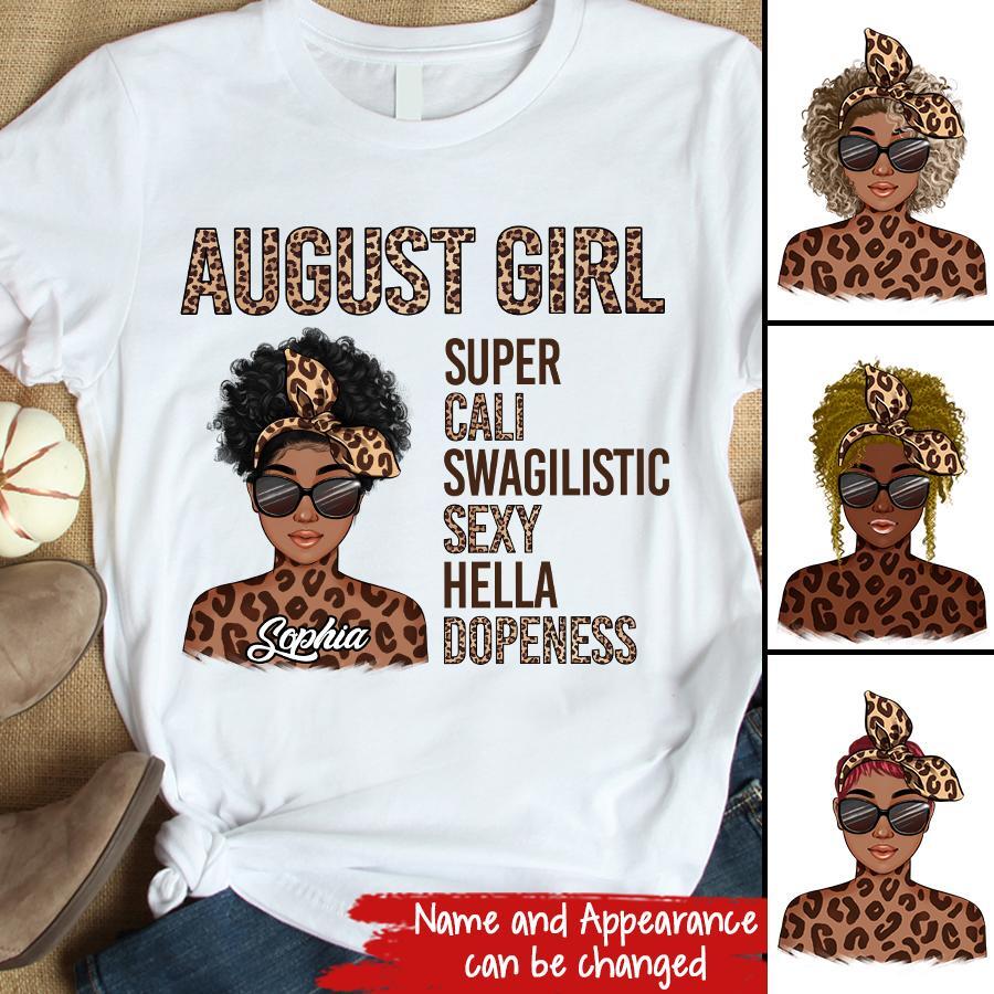 August Birthday Shirt, Custom Birthday Shirt, Queens Born In August, August Birthday Shirts For Woman, August Birthday Gifts