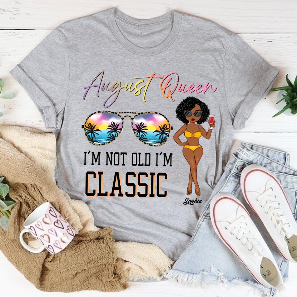 August Birthday Shirt, Custom Birthday Shirt, Queens are Born In August, August Birthday Shirts For Woman, August Birthday Gifts
