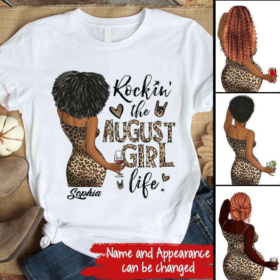 August Birthday Shirt, Custom Birthday Shirt, Queens Born In August, August Birthday Shirts For Woman, August Birthday Gifts