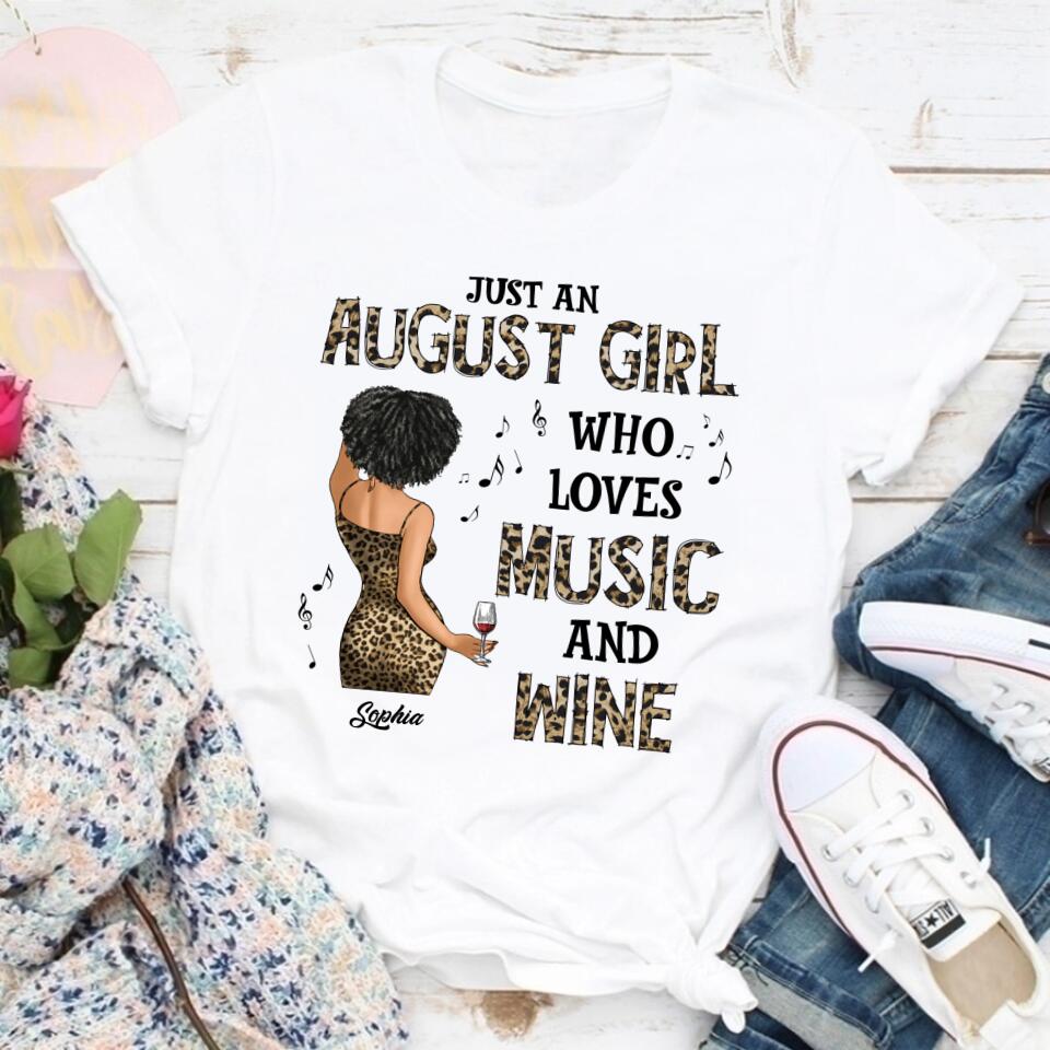 August Birthday Shirt, Custom Birthday Shirt, Queens Born In August, August Birthday Shirts For Woman, August Birthday Gifts