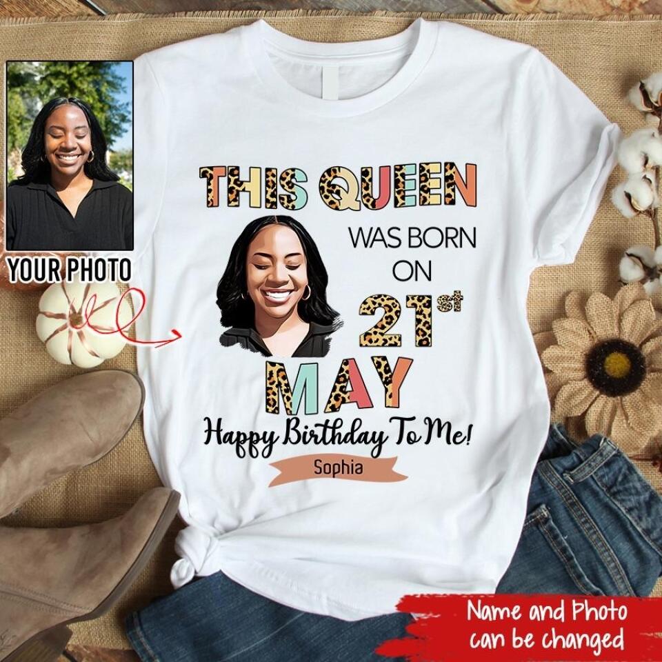 May Birthday Shirt, Custom Birthday Shirt, Queens Born In May, May Birthday Shirts For Woman, May Birthday Gifts