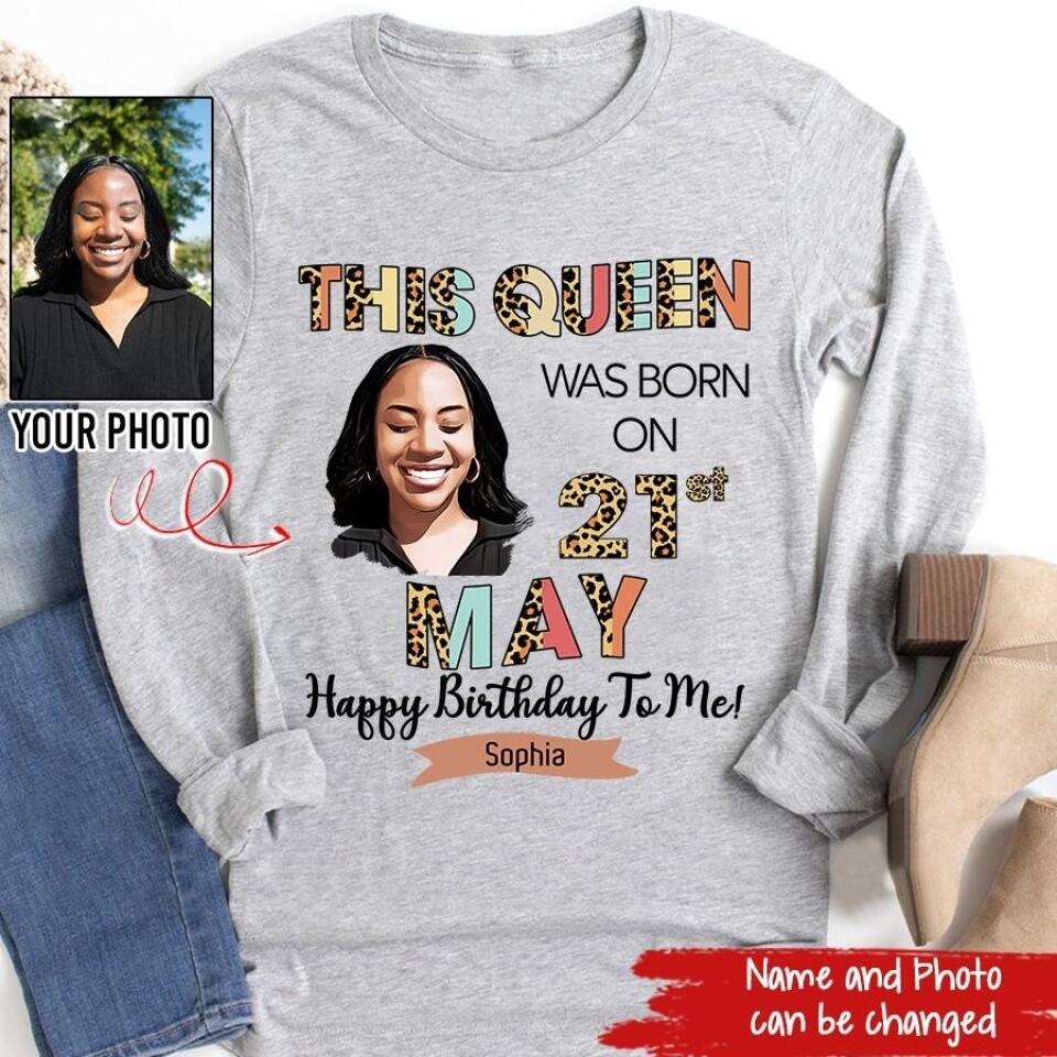 May Birthday Shirt, Custom Birthday Shirt, Queens Born In May, May Birthday Shirts For Woman, May Birthday Gifts