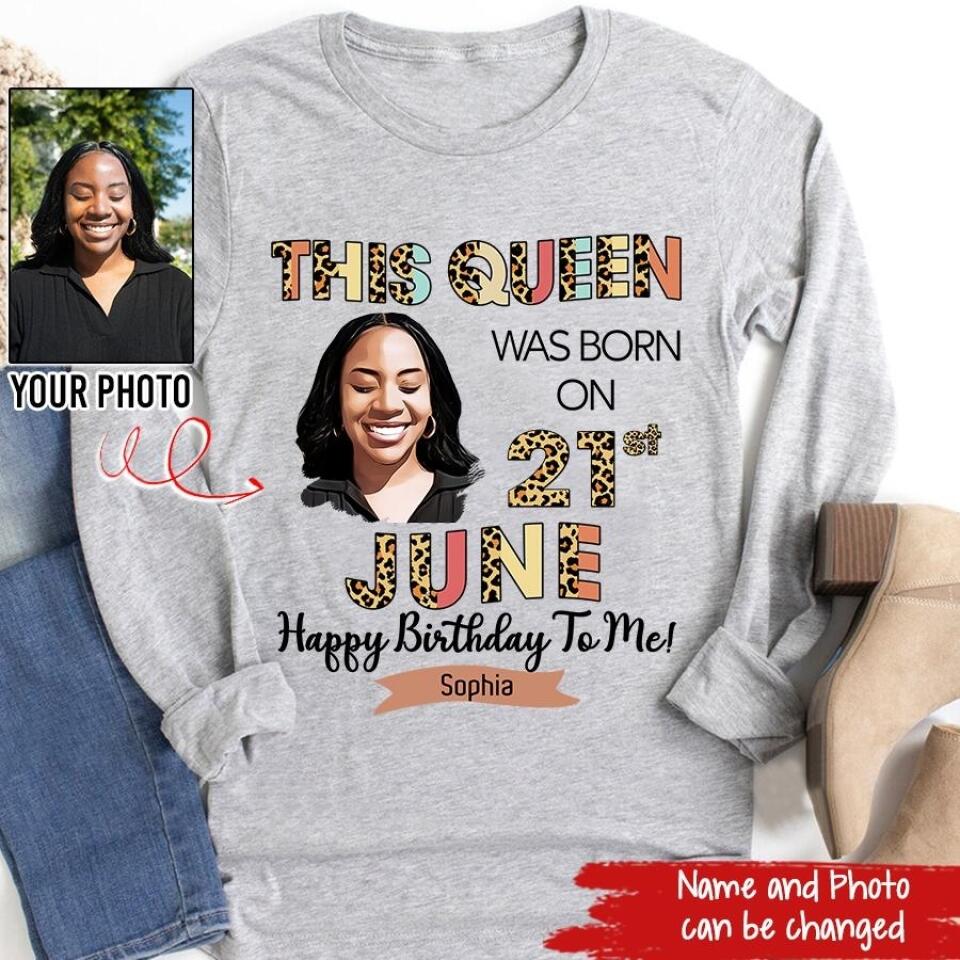 June Birthday Shirt, Custom Birthday Shirt, Queens Born In June, June Birthday Shirts For Woman, June Birthday Gifts