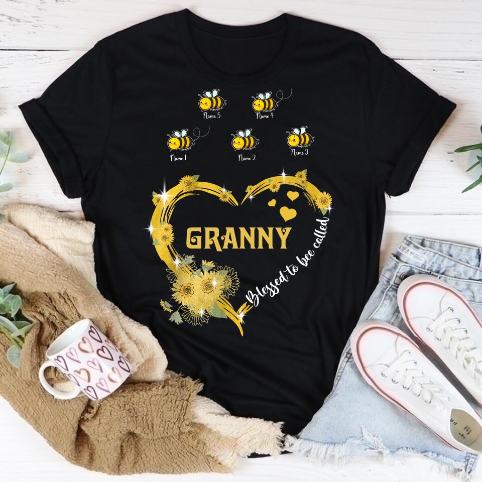 Grandma Shirt, Personalized Grandma Shirts, Nana Shirt, Grandma Shirts With Grandkids Names, Mimi Shirt, Gift for Grandma