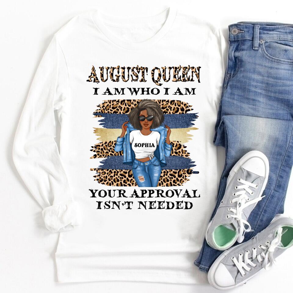 August Birthday Shirt, Custom Birthday Shirt, Queens are Born In August, August Birthday Shirts For Woman, August Birthday Gifts