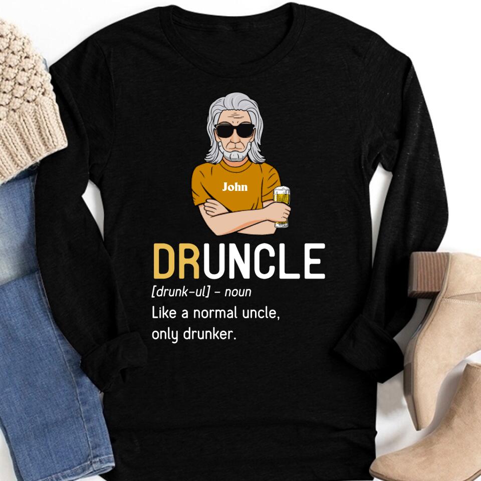 Uncle Shirt, Druncle Shirt, Uncle T Shirts, Custom T Shirt, Uncle And Niece Shirts, Uncle And Nephew Shirts, Uncle Gift, Gift Ideas For Uncle