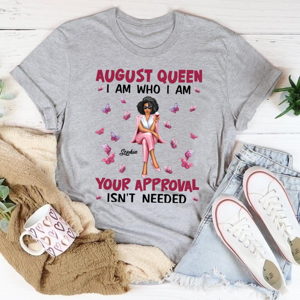 August Birthday Shirt, Custom Birthday Shirt, Queens are Born In August, August Birthday Shirts For Woman, August Birthday Gifts