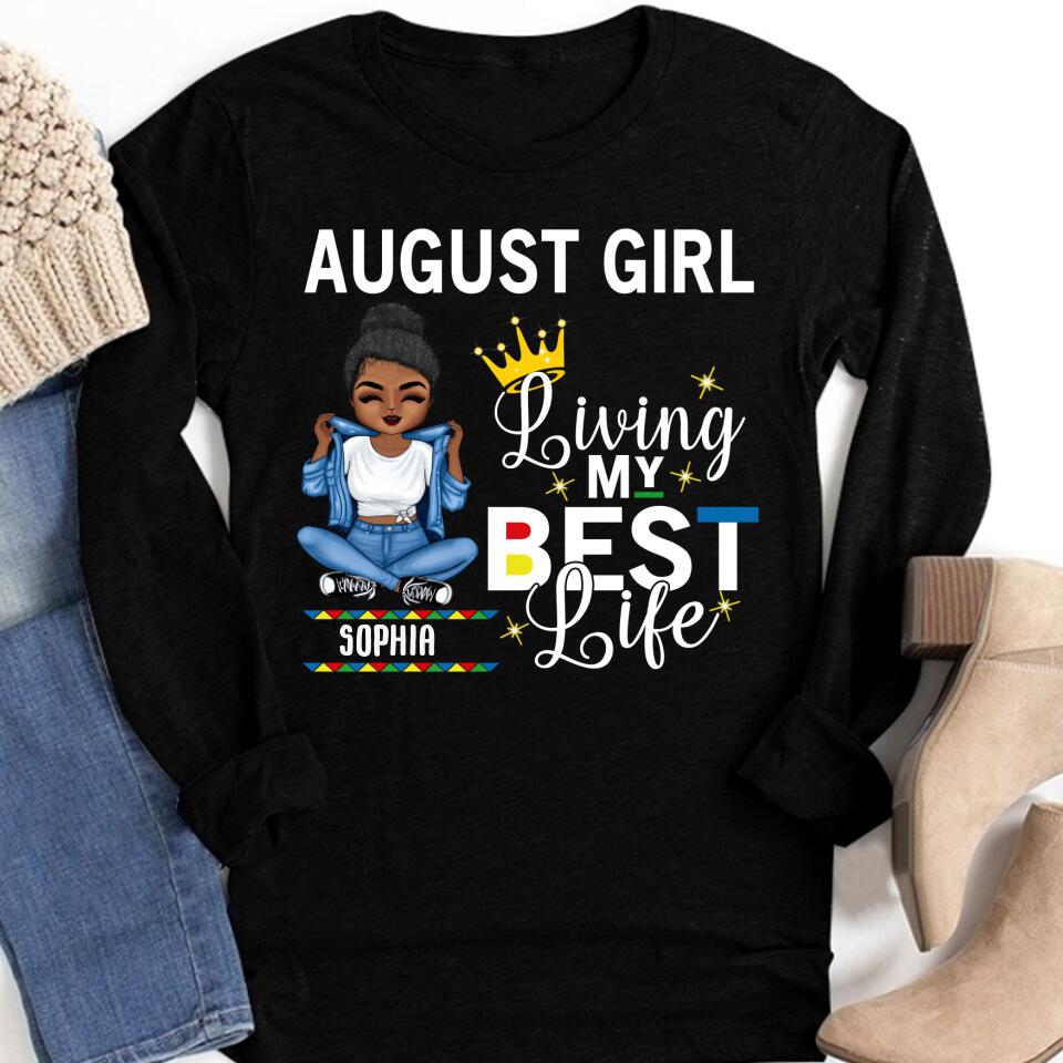 August Birthday Shirt, Custom Birthday Shirt, Queens are Born In August, August Birthday Shirts For Woman, August Birthday Gifts