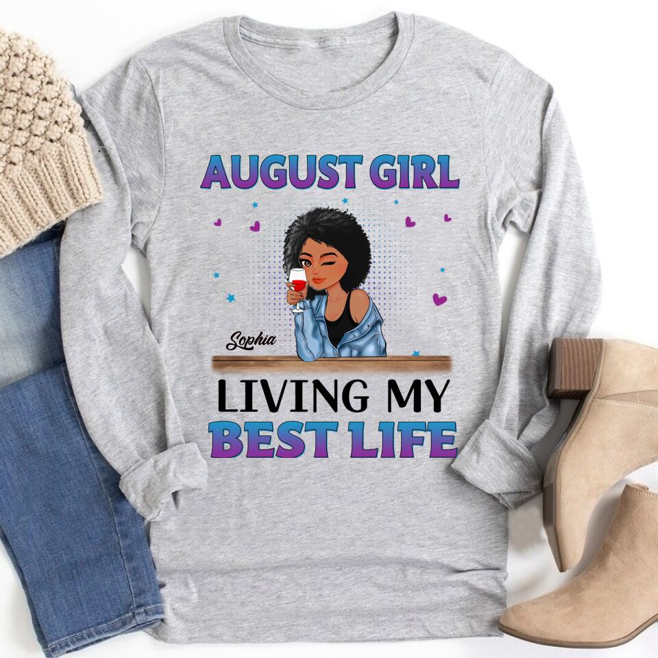 August Birthday Shirt, Custom Birthday Shirt, Queens are Born In August, August Birthday Shirts For Woman, August Birthday Gifts