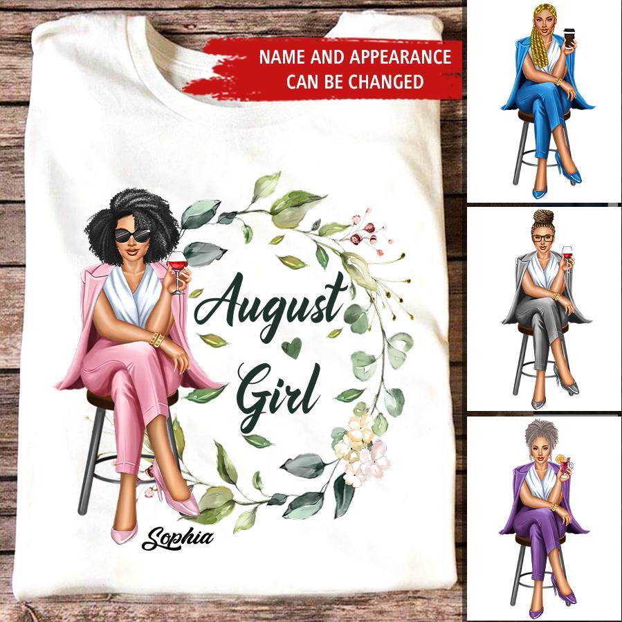 August Birthday Shirt, Custom Birthday Shirt, Queens are Born In August, August Birthday Shirts For Woman, August Birthday Gifts