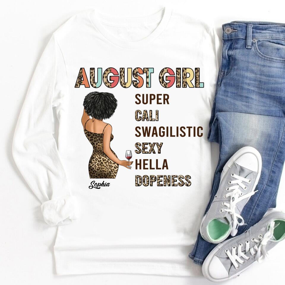 August Birthday Shirt, Custom Birthday Shirt, Queens are Born In August, August Birthday Shirts For Woman, August Birthday Gifts