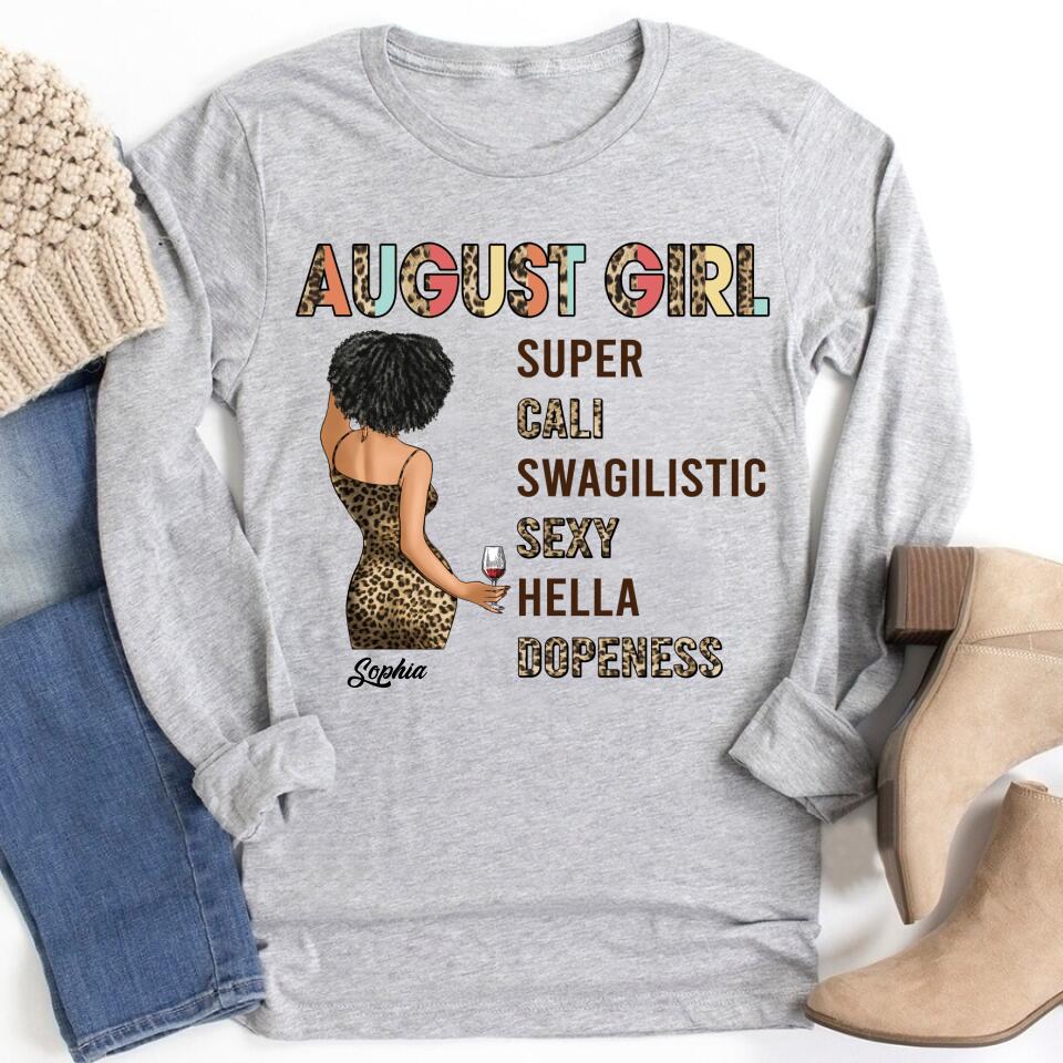 August Birthday Shirt, Custom Birthday Shirt, Queens are Born In August, August Birthday Shirts For Woman, August Birthday Gifts