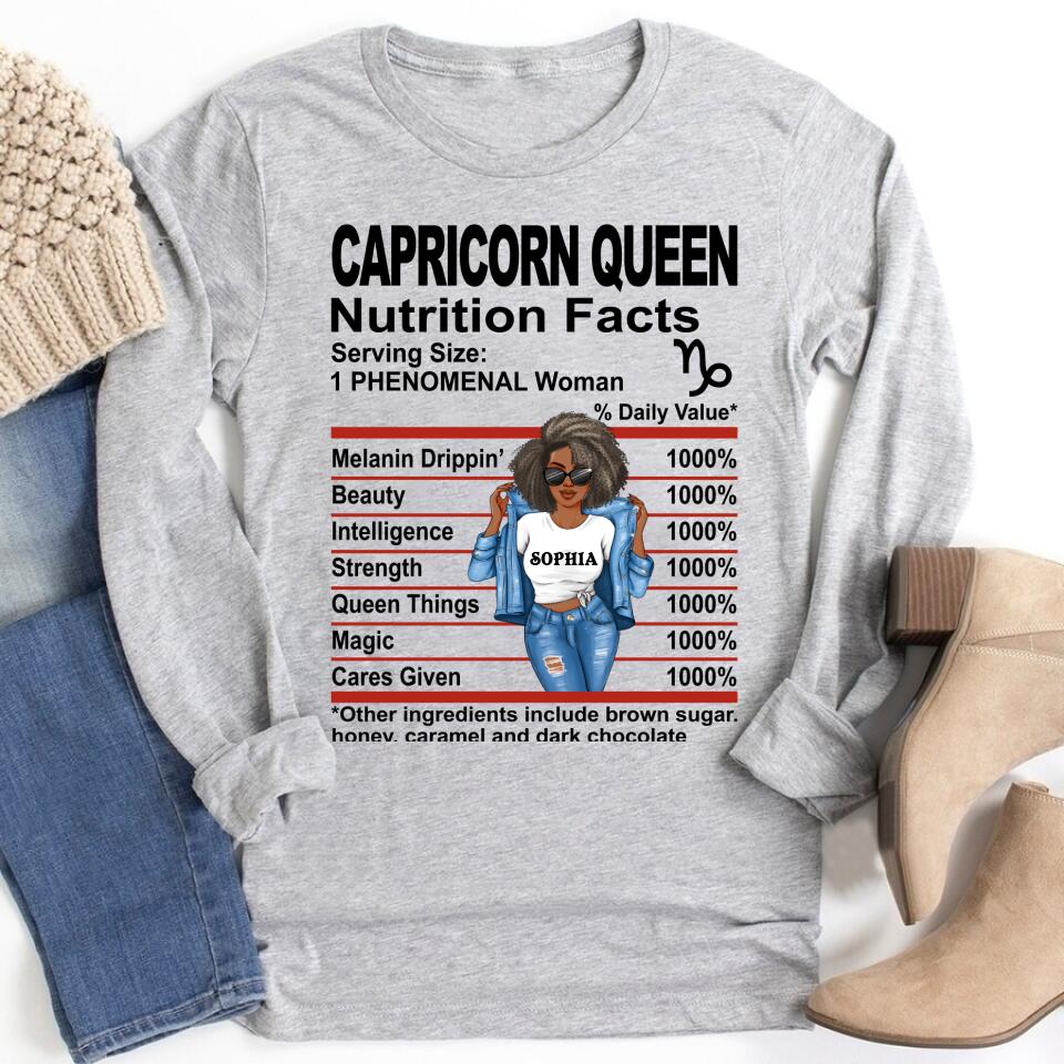 Custom Birthday Shirt, Capricorn Zodiac t shirt, Capricorn Birthday shirt, Capricorn t shirts for ladies, Capricorn queen t shirt, Capricorn Queen Birthday shirt
