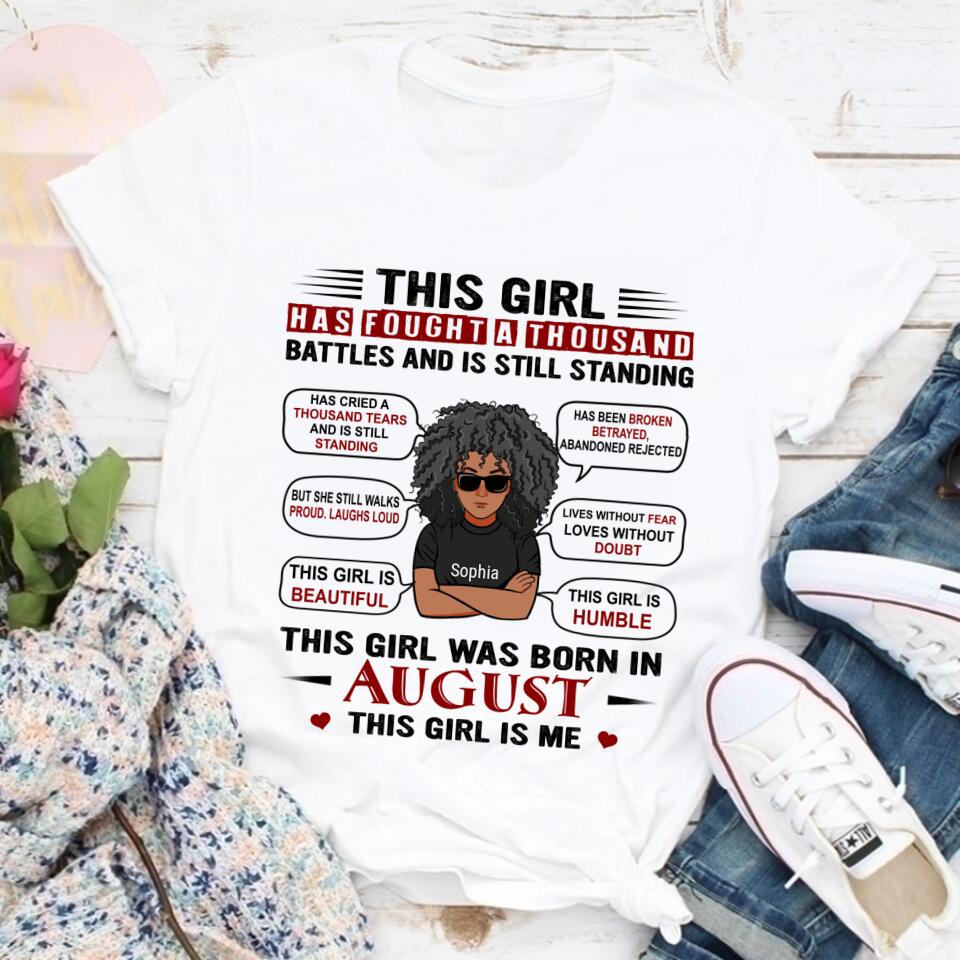 August Birthday Shirt, Custom Birthday Shirt, Queens are Born In August, August Birthday Shirts For Woman, August Birthday Gifts