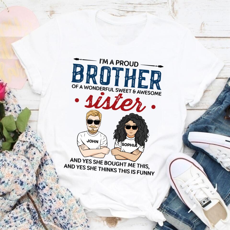 Personalized big brother shirt best sale