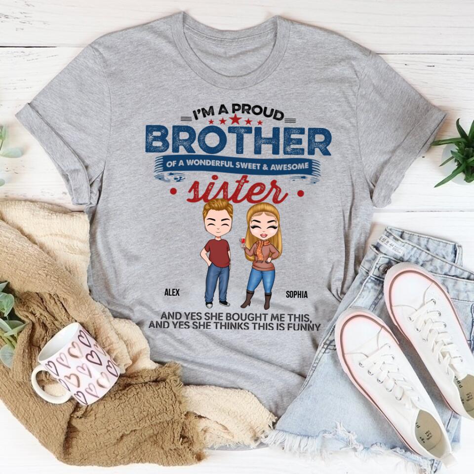 Funny big brother little brother shirts online