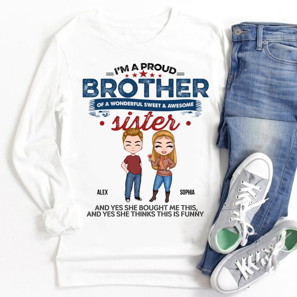 Big Brother Shirt, Brother Shirt, Personalized Big Brother Shirts, Big Brother Little Sister Shirts, Step Brother Shirts, Big Brother Gifts, Brother Gift