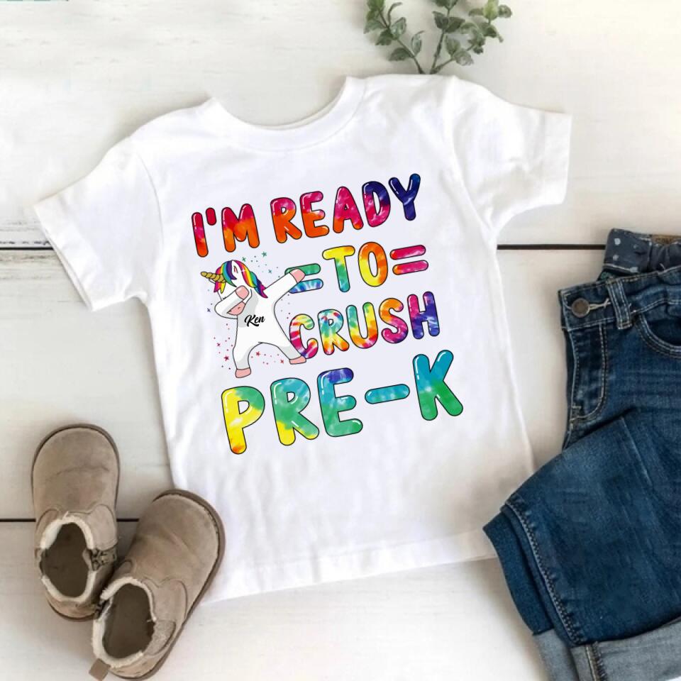 Back To School Young Shirts, Custom B2School Young Shirt, I'm Ready To Crush 2nd Grade Young T-Shirt