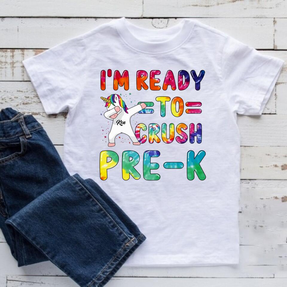 Back To School Young Shirts, Custom B2School Young Shirt, I'm Ready To Crush 2nd Grade Young T-Shirt