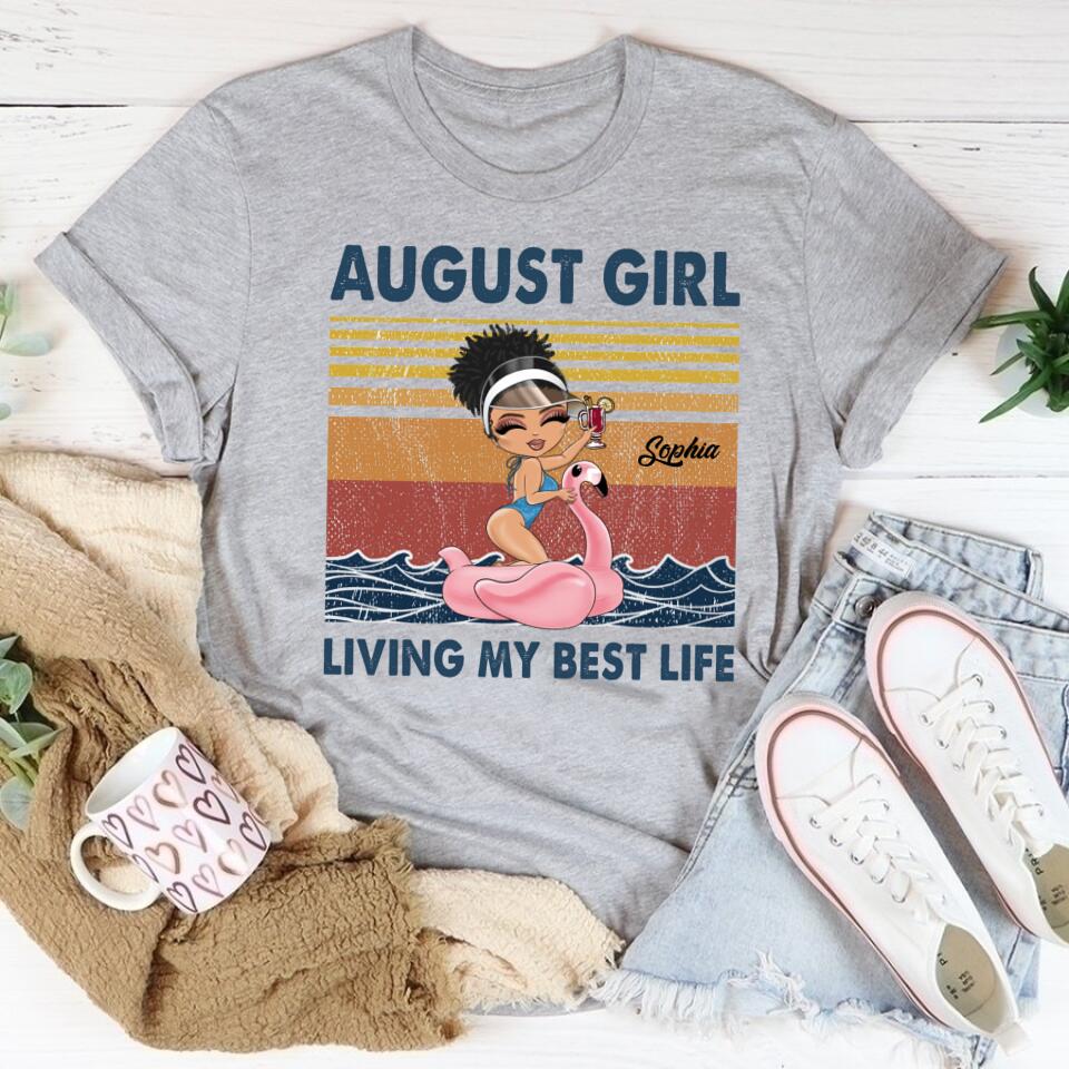 August Birthday Shirt, Custom Birthday Shirt, Queens are Born In August, August Birthday Shirts For Woman, August Birthday Gifts
